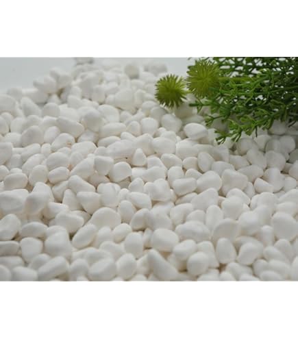 Amazon.co.jp: 白玉砂利 白化粧砂利 3分(7mm～12mm) 1袋20Kg : DIY 