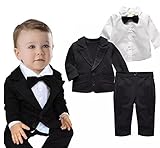 JJ-Factory　キッズ フォーマル スーツ 上下セット ブラウス ネクタイ ３点セット 子供 スーツ 七五三 子供服 発表会 子供用 スーツ 男の子用 フォーマルスーツ (90cm)