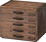 AZUMAYA 5段 ドキュメントチェスト トレノ CCR-106