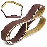 3パック1 "x 30"サンディングベルト、240グリット、AL酸化物762 x 25mm