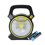 DIY工具　led投光器　led作業灯 18650電池2本内蔵 USB充電式　フラッドライト アウトドア応急ライト 軽量 防水加工 家庭電源でもOK 看板灯 集魚灯 キャンプ/夜釣り/農作業/防犯など