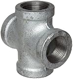 Anvil 8700126959, Malleable Iron Pipe Fitting, Cross, 3/4" NPT Female, Galvanized Finish [並行輸入品]