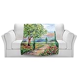 ブランケットウルトラソフトFuzzy 4サイズ！DIANOCHEデザインからby Karen TarltonホームDecor Unique Designer芸術的スタイリッシュな寝室アイデアCouch