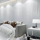 1ロール21.7インチx 393.7インチ 不織布 お手入れ簡単 ビニール 防水ウォールステッカー リビングルーム装飾 ベッドルーム デカール ステッカー 壁紙 グレー uukT#GSYH#TRMLH