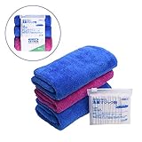 QDH 洗車マジック粉プレゼント うろこが取れる 12pcs洗車 洗車用品 油膜 水垢 ガラス 汚れ取り ウォータースポット除去 車 カー用