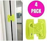 katabirdベビー安全キャビネットロック、容易なインストール – 4 Count – 子安全ラッチBest for Baby校正、スライドドア、冷蔵庫と引き出し – ドリルなし、ツール、マグネット