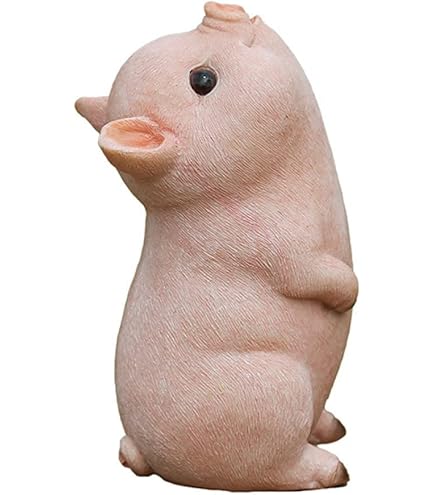 Amazon.co.jp: ぶた 置物 置き物 雑貨 ブラック 豚 ブタ ピッグ