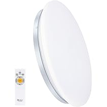 ホワイト LED天井ライト 直径約30cm Amazon.co.jp : LEDシーリングライト 8畳～10畳(38W) 4900LM
