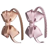 actlati 2 pc /セットガールズヘッドバンドキットリボンHeadwear Kids Schoolヘアアクセサリーパックof 2 US サイズ: One Size カラー: ゴールド