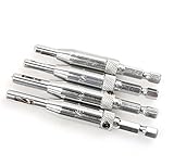 MXTBY 4Pcs 5/64" 7/64" 9/64" 11/64" セルフセンタリングヒンジドリルビットセット扉キャビネット