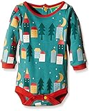 Little Green Radicals Unisex Baby Sleepy Village Bodysuit - Multicolor - 0-3M [並行輸入品]