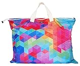 OFTON お昼寝布団バッグ(柄)【ネコポス発送】 (A:トライアングル)