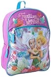 Disney Tinkerbell Fairies 16" Backpack Large School Bag Purple [並行輸入品]
