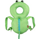 赤ちゃんのかわいいリュック　頭を保護できる　怪我防止　出産祝い (Ｓ, 蛙)