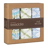 (エイデンアンドアネイ) aden+anais おくるみ スワドル aden+anis bamboo swaddle 3-pack ワイルドワン [並行輸入品]