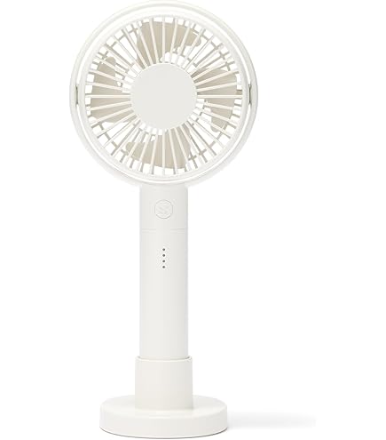 Amazon | 無印良品 充電式ハンディファン 白 MJーTF1 LA1SDA4S | 無印