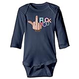 NINKI ベビー服 ファック手まね　 長袖 ロンパース 6ヶ月~24ヶ月 100%コットン 出産祝い Size 18 Months ライトブルー