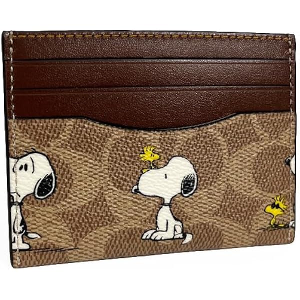 Amazon | コーチ カードケース スヌーピー COACH ピーナッツ