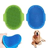 XIANFQNKJ 犬 ブラシ ペットブラシ 犬用ブラシ 猫 ペット用入浴ブラシ 清める 2個入り