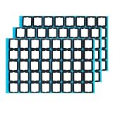 SELECOCO キーボード 静音化 シール PORON フォーム 120個 ピンセット付 【PCB基板用】 メカニカル スイッチパッド 軸下パッド ホットスワップ対応 吸音 絶縁 改造 カスタム (スイッチパッド)