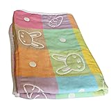 MRZD ベビーバスタオル　６重　赤ちゃんおくるみ　ガーゼタオル　ベビーブランケット　　ガーゼケット　入浴用　ふわふわ暖かい　柔らかい肌触り　細菌防止　静電気防止　吸水速乾　保温　105*105　三枚