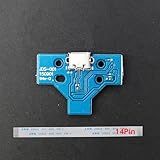 ｃｌｔｇｘｄｄ PS4コントローラー修理部品 ケーブル修理 電源ボタンフレックスケーブル交換 充電ボード用ケーブル 14ピン 0.5 100A JDS-001ボード 付き