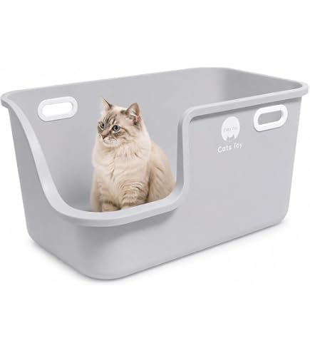 Amazon | ペッツバリュー 猫用トイレ本体 リターボックス グレー