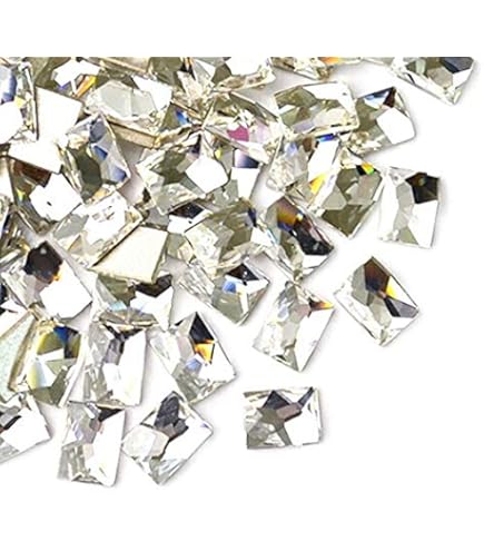 Amazon | #2400 スクエア (正方形) [クリスタル] 4mm 15粒入り