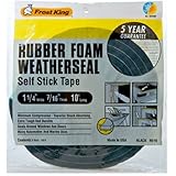 Frost King R516H 1-1/4-Inch by 7/16-Inch by 10-Foot Thick Sponge Rubber Foam Tape, Black [並行輸入品]