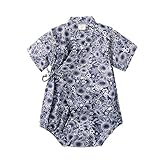 (サクタネ)SAKUTANEベビー キッズ 袴 ロンパース 初節句 きもの風 可愛い 女の子 甚平 盆踊り 夏祭 縁日 花火大会　和装 ゆかた 浴衣 ショートオール 男の子 かわいい おしゃれ 服 赤