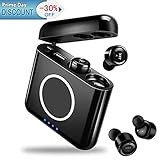 Bluetooth イヤホン ブルートゥース イヤホン 完全ワイヤレス イヤホン Qiワイヤレ...