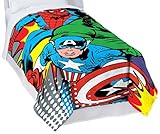 Marvel Comics 'Good Guy' Plush Fleece Blanket, 62" x 90"/Twin [並行輸入品]