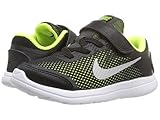 (ナイキ) NIKE キッズランニングシューズ・・スニーカー・靴 Flex 2016 RN (Infant/Toddler) Black/Volt/White/Metallic Silver 4 To