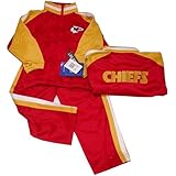 Kansas City Chiefs Nfl子供/子刺繍ジョギングスーツセット(サイズ7 ) by Reebok