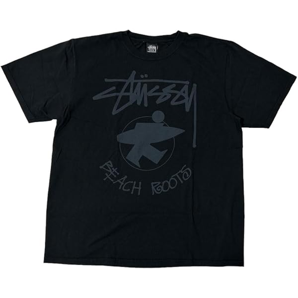 Amazon.co.jp: Stussy SURFWALK TEE T-Shirt, Black : Clothing
