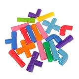 ノーブランド品 子供　水道管　ビルディングブロック　プラスチック製　積み木　おもちゃ　贈り物