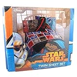 Star Wars Twin Sheet 3 Piece Set Disney [並行輸入品]