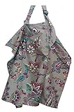 Premium Breathable Cotton Floral Nursing Cover with A String Bag, by MommyDaddy&Me, Fall Harmony by 