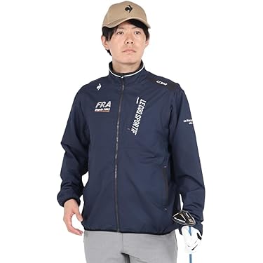 デサントゴルフ ブルゾン ma1 ストレッチ ネイビー ジップ ナイロン メンズ アウター | デサントゴルフ公式