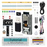 ESP32 CAM用Freenove基本スターターキット(付属)、デュアルコア32ビット240 MHzマイクロコントローラ、オンボードカメラワイヤレス、Python Cコード、400ページの詳細チュートリアル、141項目、58プロジェクト