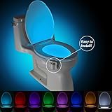 SograndカラフルなLED、ナイトライト、トイレ、モーションセンサーライト、モーションライト、Beautify Toilet Seat。Have Fun and化粧室での安全Keep at Nig