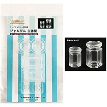 Silicone Mold, 1:12 Scale Miniature Round Transparent Jar Silicone Resin Casting...