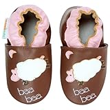 モモ ベビー 乳児/幼児用子羊 デザイン ソフト ソール レザー シューズ ネイビー 0-6ヶ月/米国乳児用サイズ1-2.5 M (インポート)