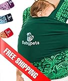 Babypeta Baby Sling Organic Infant Carrier and Newborn Wrap-Premium Cotton/Spandex Blend for Cozy So