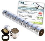 10 Pc Lifesaver Pro-pack Neoperl Faucet Aerators 1.0 Gpm Aerated Stream Non Pressure Compensating Ba