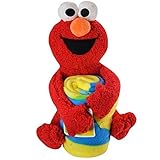 Fleece Throw - Sesame Street - Elmo 14" Plush 40"x50" New MOPEL