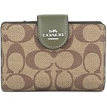 極美品　二つ折り財布　シグネチャー　C金具　茶色　本革　PVC ストゥディオ 極美品 二つ折り財布 シグネチャー C金具 本革 PVC 茶 ストゥディオ