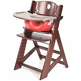 Keekaroo Height Right High Chair, Infant Insert and Tray Combo, Mahogany/Cherry by Keekaroo [並行輸入品]