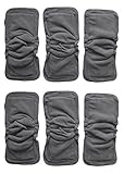 Bamboo Charcoal Inserts or Doublers with Gussets for Baby Cloth Diapers Large 14 X 5 by See Diapers