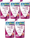 ソフトインワン シャンプー しっとり 詰め替え 380ml [×5個]